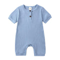 Dark Blue Baby Cotton Romper - Item - BYTOODAY