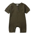 Dark Blue Baby Cotton Romper - Item - BYTOODAY