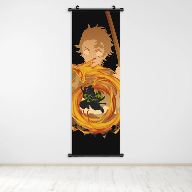 Demon Slayer Custom Abstract Style Wall Decor - Item - BYTOODAY