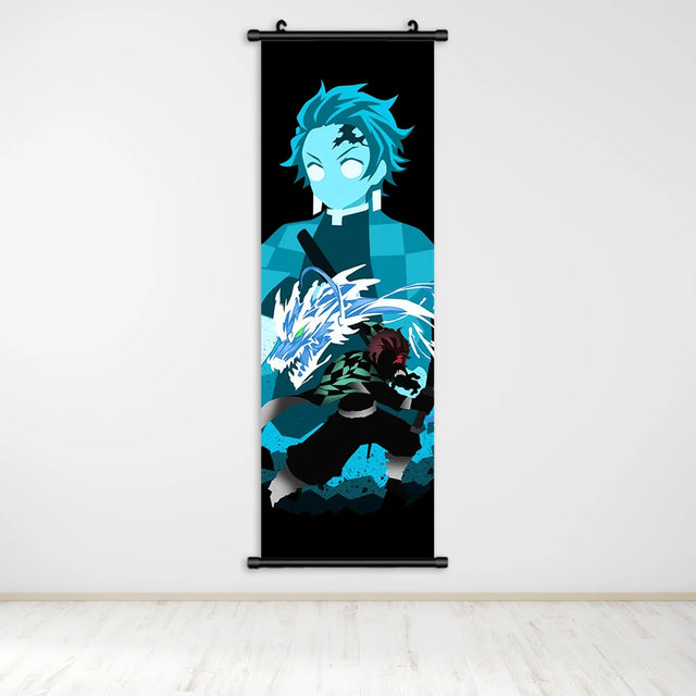 Demon Slayer Custom Abstract Style Wall Decor - Item - BYTOODAY