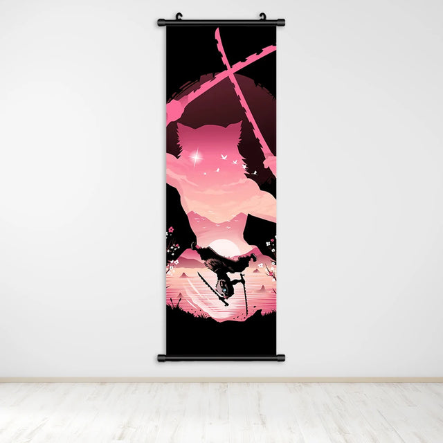 Demon Slayer Custom Abstract Style Wall Decor - Item - BYTOODAY