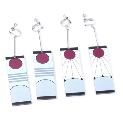 Demon Slayer Earrings Cosplay Accessory - Item - BYTOODAY