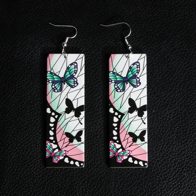 Demon Slayer Earrings Cosplay Accessory - Item - BYTOODAY