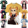 Demon Slayer Print Kid Custom T-shirt - Item - BYTOODAY