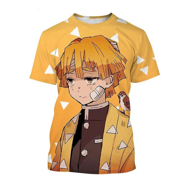 Demon Slayer Print Kid Custom T-shirt - Item - BYTOODAY