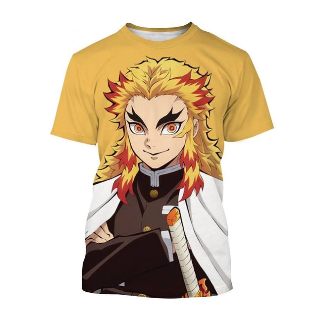 Demon Slayer Print Kid Custom T-shirt - Item - BYTOODAY