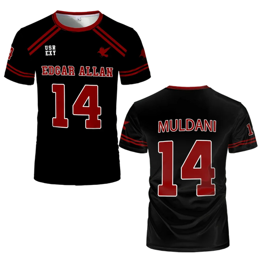 Edgar Allan Ravens The Foxhole Court Custom Jersey - Item - BYTOODAY