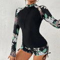 Exotic Flower Style Swimsuit Set - Item - BYTOODAY