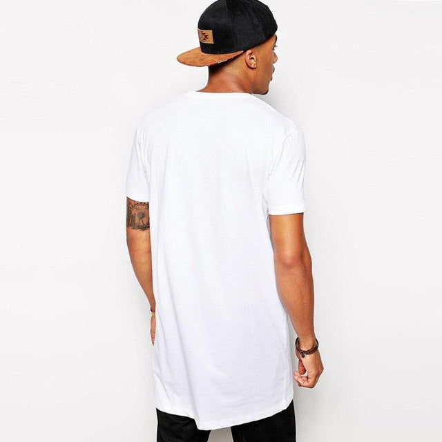 Fashion Top Trendy Short Sleeve Long T-Shirt - Item - BYTOODAY