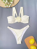 Floral Brazilian Style Bikini Swimwear - Item - BYTOODAY