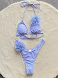 Floral Brazilian Style Bikini Swimwear - Item - BYTOODAY