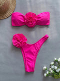 Floral Brazilian Style Bikini Swimwear - Item - BYTOODAY