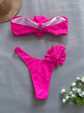 Floral Brazilian Style Bikini Swimwear - Item - BYTOODAY