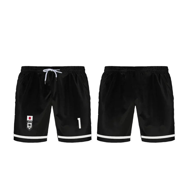 Fukaku's Black Custom Shorts Blue Lock U20 Japan Team - BYTOODAY