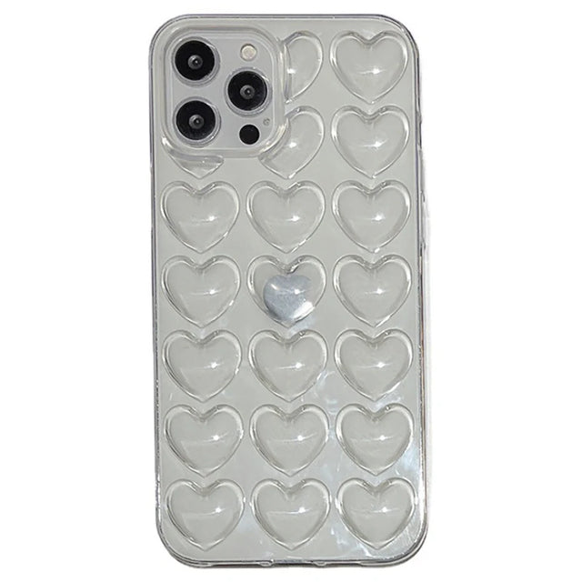 Full Lovely Heart iPhone Case (14 to 16) - Item - BYTOODAY