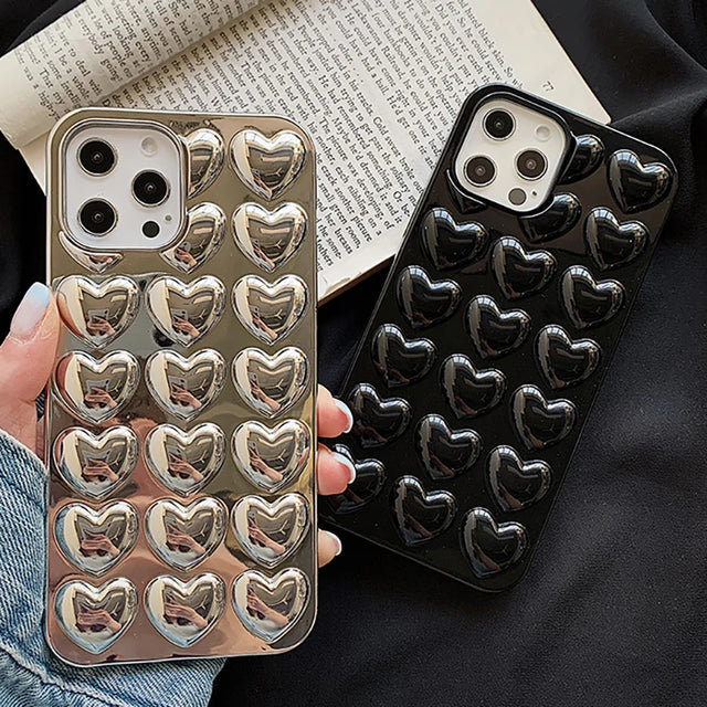 Full Lovely Heart iPhone Case (14 to 16) - Item - BYTOODAY