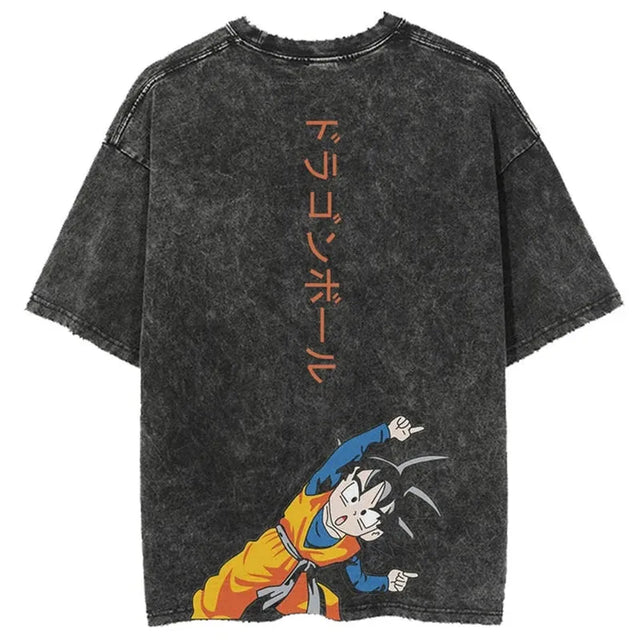 Fusion Custom Black T-shirt Dragon Ball - Item - BYTOODAY