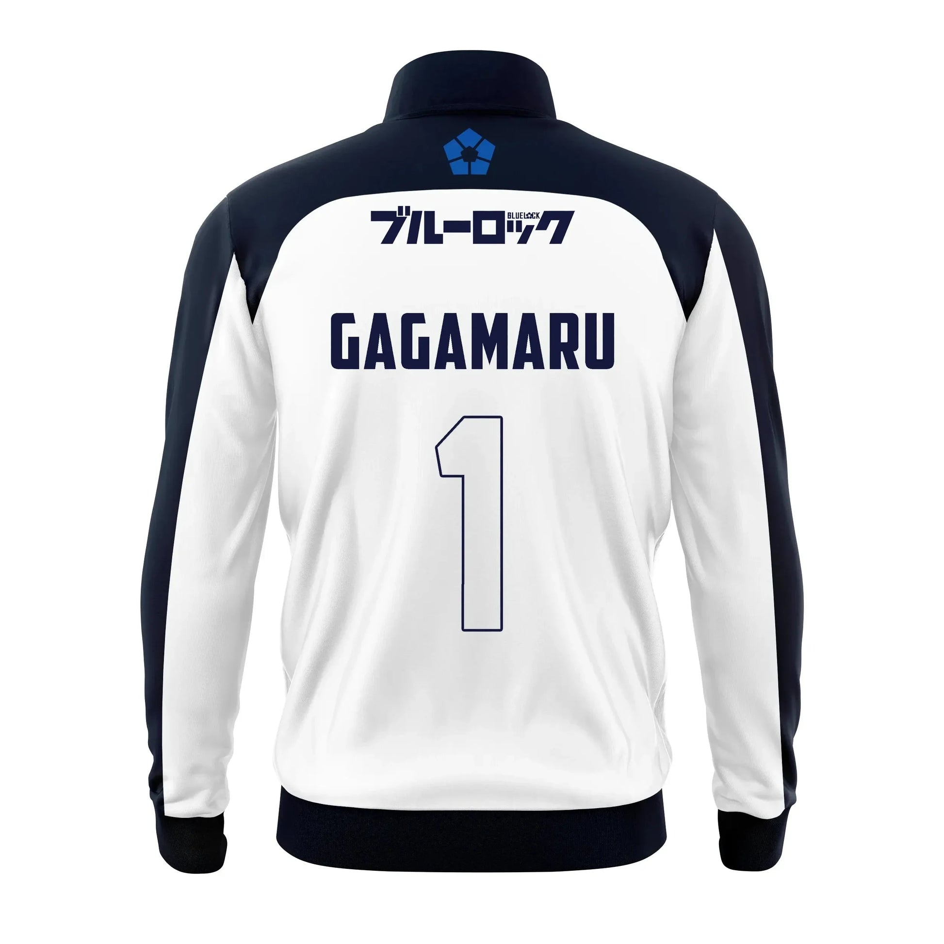 Gagamaru Customized Jacket Blue Lock Team White - BYTOODAY