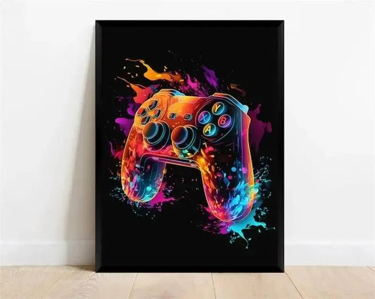 Gaming Controller Decorative Wall Poster - Item - BYTOODAY