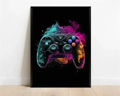 Gaming Controller Decorative Wall Poster - Item - BYTOODAY