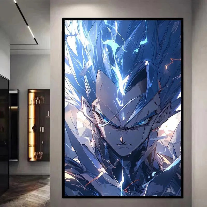 Gogeta Blue Decorative Canvas Wall Poster - Item - BYTOODAY
