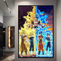 Gogeta Fusion Decorative Canvas Wall Poster - Item - BYTOODAY