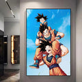 Goku Family Decorative Canvas Wall Poster - Item - BYTOODAY