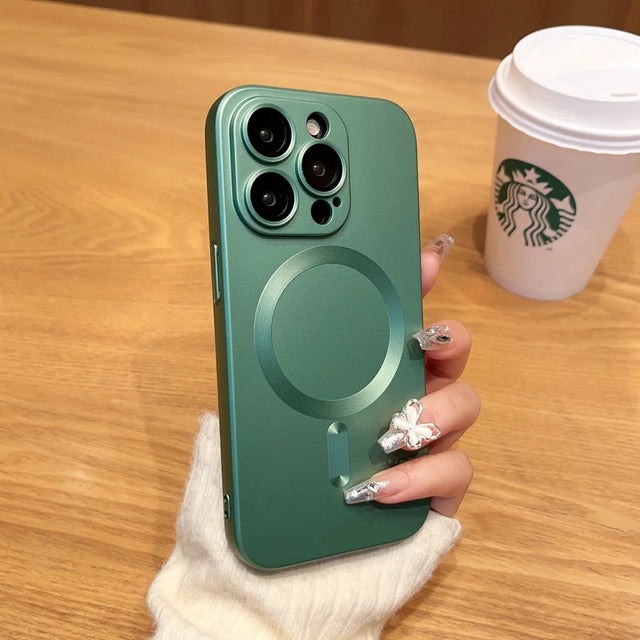 Green Trendy Protective Soft Phone Case - Item - BYTOODAY