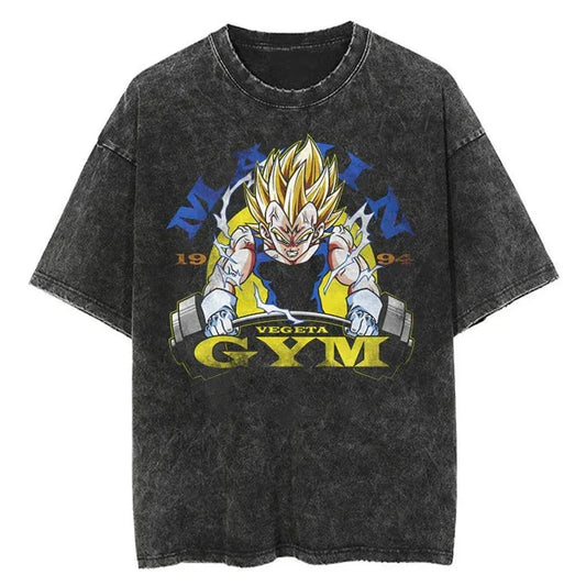 GYM Custom Black T-shirt Dragon Ball - Item - BYTOODAY