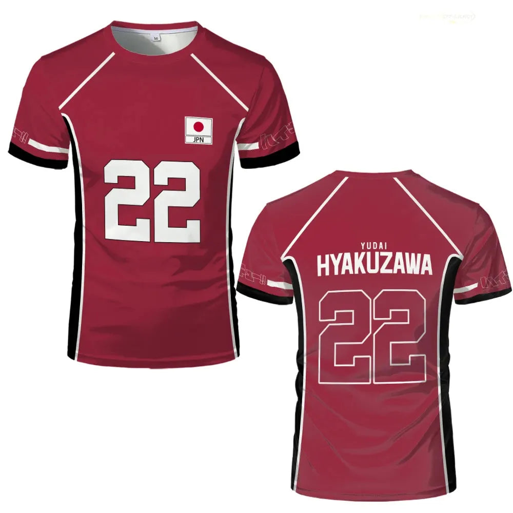 Hyakuzawa Custom Jersey Fukurodani Academy Haikyu Cosplay - Item - BYTOODAY