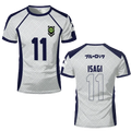Isagi's Custom White Jersey Anime Blue Lock - BYTOODAY