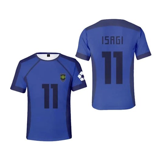 Isagi's Jersey Cosplay Anime Blue Lock Eleven Team - BYTOODAY