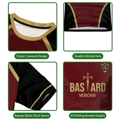 Kaiser Custom Blue Lock Bastard Munchen Jersey - BYTOODAY