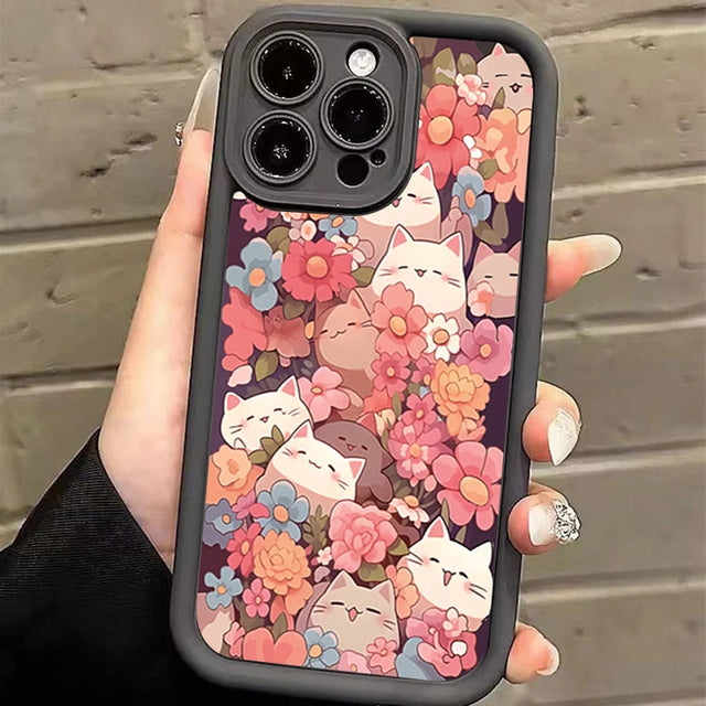 Kitties & Bunnies Silicone Protective Phone Case - Item - BYTOODAY