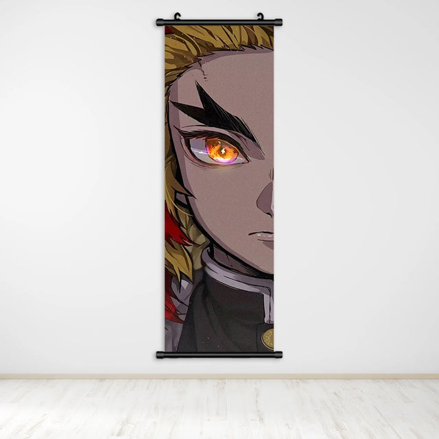 Kyojuro Rengoku Demon Slayer Custom Hanging Wall Poster - Item - BYTOODAY