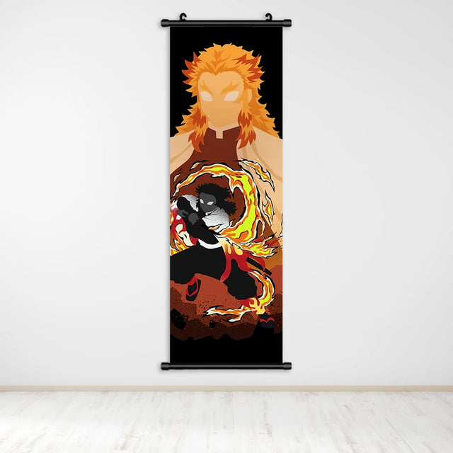 Kyojuro Rengoku Demon Slayer Custom Wall Decor - Item - BYTOODAY