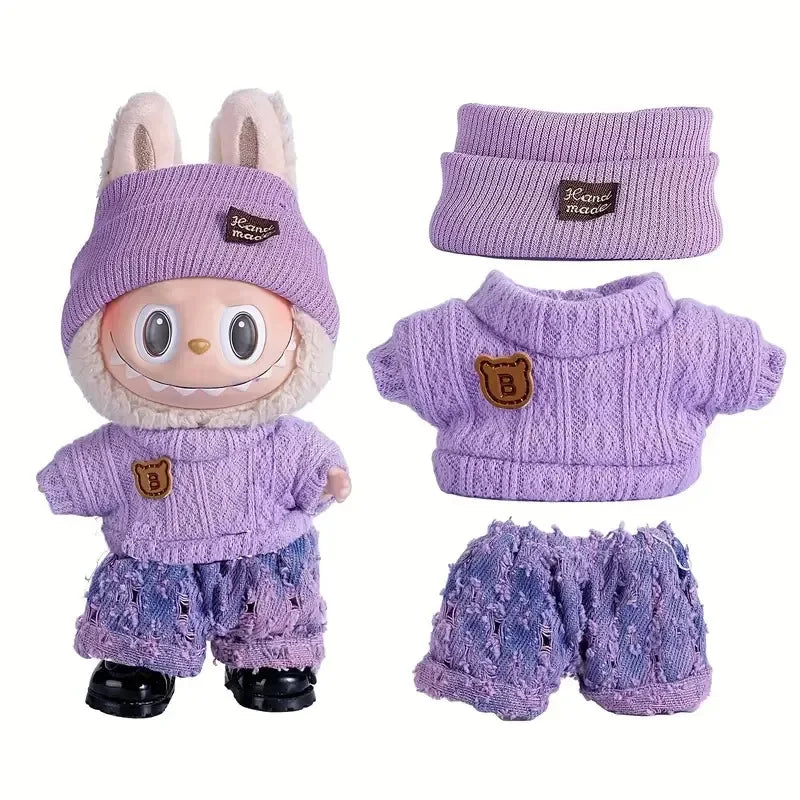 Labubu Dolls Clothing - Winter Outfit - Item - BYTOODAY