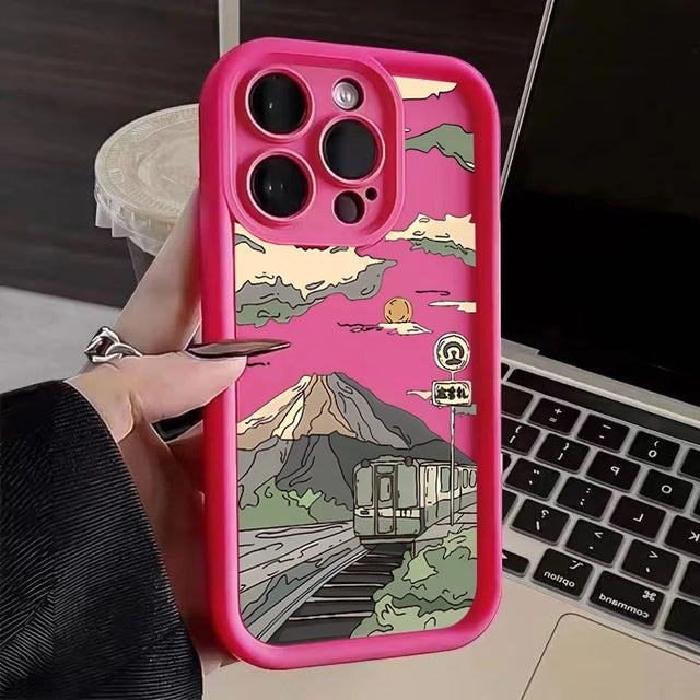 Landscape Painting Style Phone Protective Case - Item - BYTOODAY