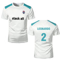 Leonardo's Custom Jersey Blue Lock Re AI Team - BYTOODAY