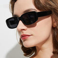 Leopard Rectangular Vintage Sunglasses - Item - BYTOODAY