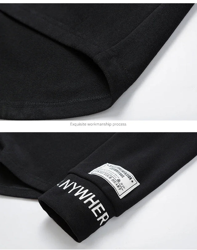 Long Sleeve "U ANYWHERE" Sweatshirt - Item - BYTOODAY