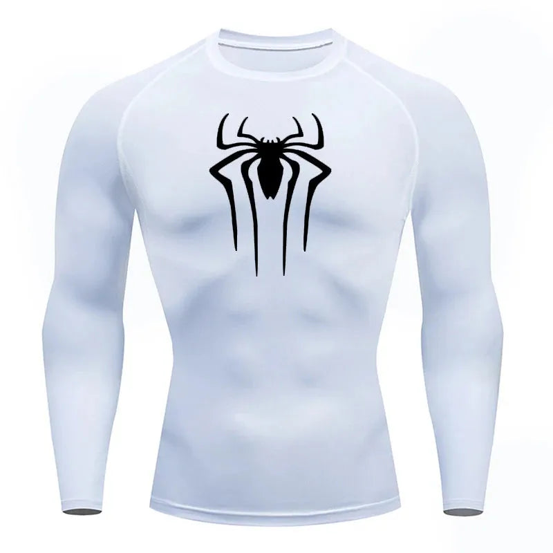 Long Sleeve Workout Compression Spider Top - Item - BYTOODAY