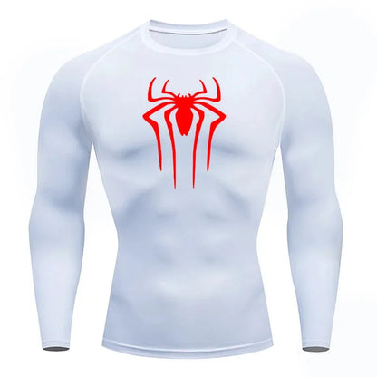 Long Sleeve Workout Compression Spider Top - Item - BYTOODAY