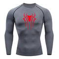 Long Sleeve Workout Compression Spider Top - Item - BYTOODAY