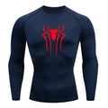 Long Sleeve Workout Compression Spider Top - Item - BYTOODAY