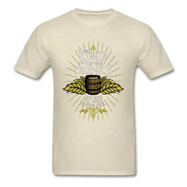 "Lord of the Drinks" Parody Theme Printed T-Shirt - Item - BYTOODAY