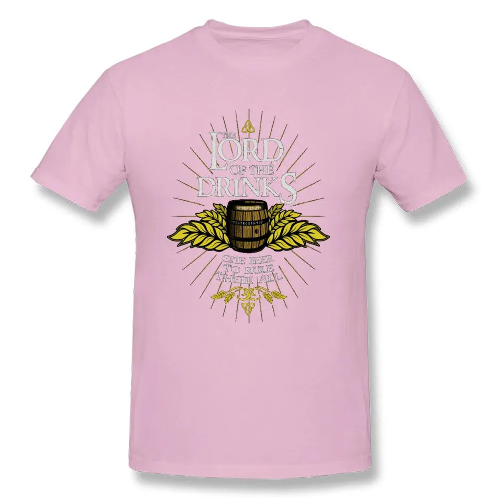"Lord of the Drinks" Parody Theme Printed T-Shirt - Item - BYTOODAY