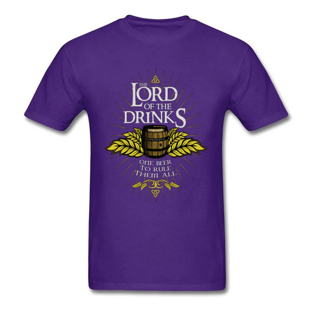 "Lord of the Drinks" Parody Theme Printed T-Shirt - Item - BYTOODAY