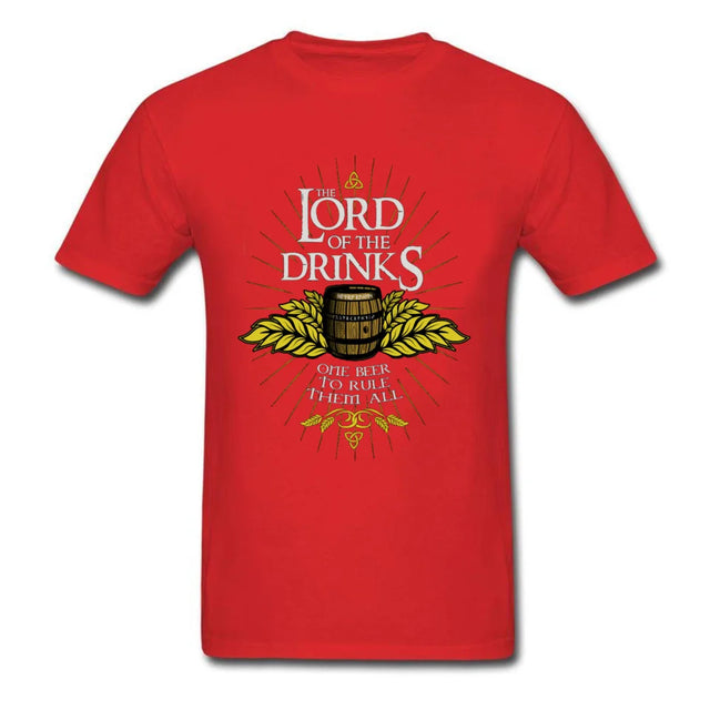 "Lord of the Drinks" Parody Theme Printed T-Shirt - Item - BYTOODAY