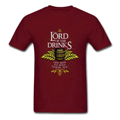 "Lord of the Drinks" Parody Theme Printed T-Shirt - Item - BYTOODAY